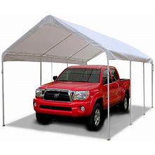 King Canopy Universal Canopy 12 ft X 20 ft Steel Frame W/ 8 Legs In White/Blue | 117 H X 147 W X 240 D In | Wayfair E45260251d2749fa6039050a35efa8ce