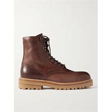 Brunello Cucinelli Leather Boots - Men - Brown Boots - EU 44