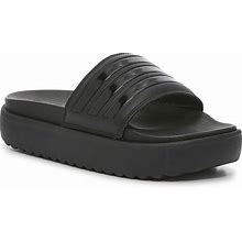 Adidas Adilette Platform Slide Sandal | Women's | Black | Size 8 | Sandals | Platform | Slide
