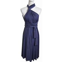 Dessy Collection Dresses | Dessy Group Convertible Wrap Tie Surplice Jersey Infinity Dress Size Small | Color: Purple | Size: S