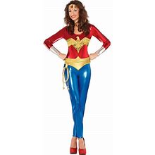 Rubies | Wonder Woman Classic Bodysuit Adult Costume, Multi (Multicolor, Size X-Small), Halloween Costume | Maisonette