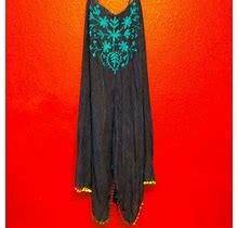 Riviera Sun Dresses | 3X Spaghetti Strap Dress | Color: Blue | Size: 3X