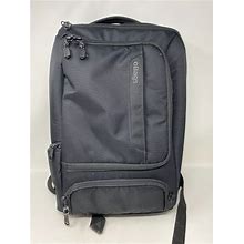 Ebags Professional Slim Travel Laptop Backpack - Solid Black School