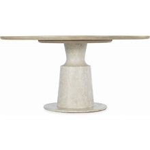 Hooker Furniture Cascade Round Pedestal Dining Table In Taupe Beige, Transitional | Bellacor | 6120-75203-80