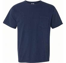 Comfort Colors Garment-Dyed Heavyweight Pocket T-Shirt (True Navy),3XL