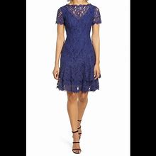Milly Dresses | Milly Fit & Flare Mini Dress | Color: Blue | Size: S