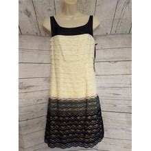 FAB Behnaz Sarafpour Target Black White Lace Sheath Dress Size 5 Sleeveless NWT