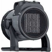 Newair NGH160GA00, 120V Electric Portable Garage Heater, Heats Up To 160 Square Feet, Garge, Black And Gray