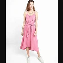 Gap Dresses | Gap Dusty Pink Cami Belted Midi Dress Size M | Color: Pink | Size: M