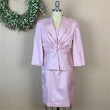 Jessica Howard Dresses | Jessica Howard Evenings Petite Soft Pink Womens Cocktail Dress Size 6P | Color: Pink | Size: 6P