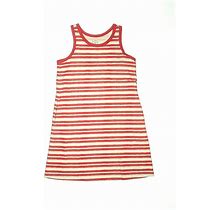 Primary Clothing Dress - A-Line: Red Stripes Skirts & Dresses - Kids Girl's Size 10