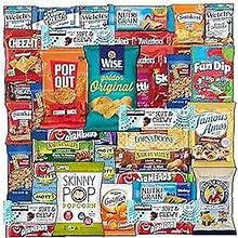 Gift Box Care Package Variety Pack (50 Count) Ultimate Sampler Mixed