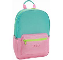 Pink/Aqua/Lime Astor Small Backpack, Tough Truck Patch