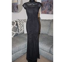 Fashion Nova Black Bodycon Safari Maxi Dress. Sz. XS
