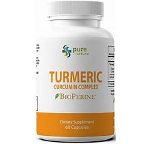 Purenature Turmeric Curcumin Extract Complex (1 Bottle) 60 Count (Pack Of 1)