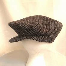L.L. Bean Accessories | Ll Bean Harris Tweed Wool Newsboy Cap Hat | Color: Gray | Size: M
