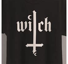 Gildan Shirts | Witch T-Shirt, Pagan Satanic Clothing, Witch Clothes, Occult Shirt, Pastel Goth | Color: Black/White | Size: Various