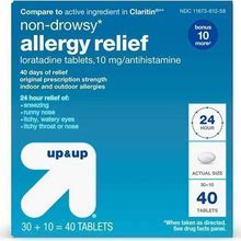 Loratadine Allergy Relief Tablets - 30Ct - Up & Up