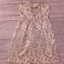 American Eagle Outfitters Dresses | Party Dress | Color: Silver | Size: 4