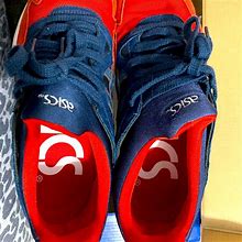 Asics Shoes | Asics Sneakers | Color: Blue/Red | Size: 8