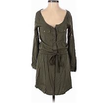 Forever 21 Contemporary Casual Dress: Green Dresses - Women's Size 2X-Small