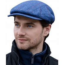 Mucros Weavers Men's 100% Wool Tweed Flat Kerry Flat Cap Made In Ireland
