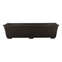 Style Selections 36-In W X 6.6-In H Black Plastic Traditional Indoor/Outdoor Window Box | SW3612BK