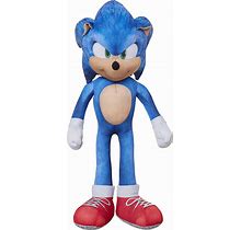 Sonic The Hedgehog 13 Inch Talking Sonic Plush With 10 Different Sounds