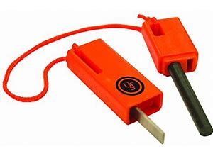 Ust Sparkforce Fire Starter With Durable Construction And Lanyard For Camping Backpacking Hiking Emergency And Outdoor Survival Orange One Size 203102