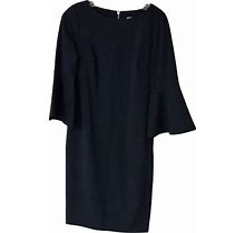 Calvin Klein Women's 3/4-Peplum Sleeve Sheath Dress Size 6