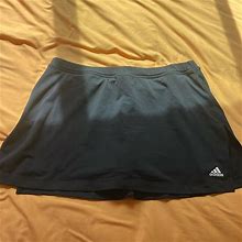 Adidas Originals Shorts | Adidas Tennis Skort | Color: Black/White | Size: L
