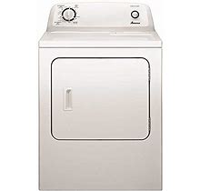 AMANA NED4655EW 6.5 Cu. Ft. Front Load Electric Dryer With 11 Drying Cycles, White