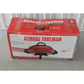 George Foreman 12-Serving Indoor/Outdoor Rectangular Electric Grill