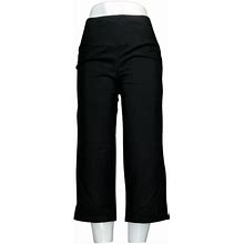 Women With Control Pants & Jumpsuits | Women Control Regular Tummy Full Leg Crop Pants Women's Sz S Black | Color: Black | Size: S