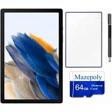 Samsung Galaxy Tab A8 10.5" Android Tablet, 32Gb Storage, Dark Gray With Clear Edge Cover And Mazepoly Accessories