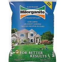 Milorganite 32 Lb. 2500 Sq. Ft. 6-4-0 Slow-Release Nitrogen Lawn Fertilizer 64032