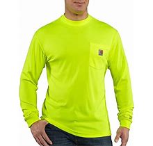 New Carhartt Force Color Enhanced Long Sleeve T-Shirt Brite Lime