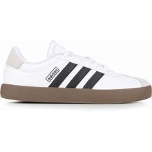 Men's Adidas VL Court 3.0 Sneakers In White/Black/Grey Size 9