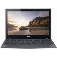 Restored Acer Chromebook 11.6" Laptop, Intel Celeron 2955U, 4GB Ram, 16Gb Ssd, Chrome OS, Gray, C720-2013 (Refurbished)