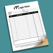 500 Custom Carbon Copy Forms - Carbonless Printing