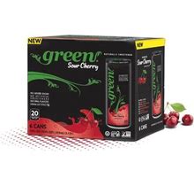 Green Cola Naturally Flavored Sparkling Beverage Sour Cherry 11.15 Fl Oz Each / Pack Of 6