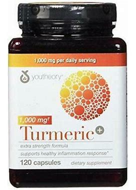 Youtheory Turmeric Extra Strength Formula Capsules 1,000 Mg Per Daily