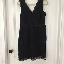 Loft Dresses | Ann Taylor Loft Black Lace Dress Sz 10P | Color: Black | Size: 10P
