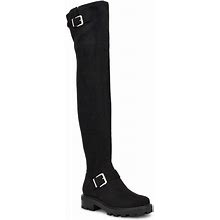 Nine West Nans Women's OTK Boot, Size: 7.5, Black