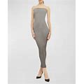 Wolford Fading Shine Strapless Bodycon Maxi Dress, Women's, M, Casual & Work Dresses Maxi Dresses
