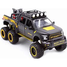 Qcar Pickup Truck Vehicles Toys, Diecast Metal Model Car Toys, Toy Trucks For Kids