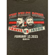 Kelce Brothers Kelce Bowl T-Shirt Travis Jason NFL Super Bowl M Eagles Chiefs