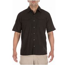 5.11 Tactical Men's Freedom Flex Short Sleeve Shirt In Black | Size 2XL