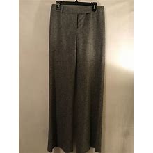 Ann Taylor Gray Slack Wool Pants Women Clothing Business Size 4