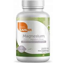Magnesium Citrate 120 Kosher Capsules By Zahler